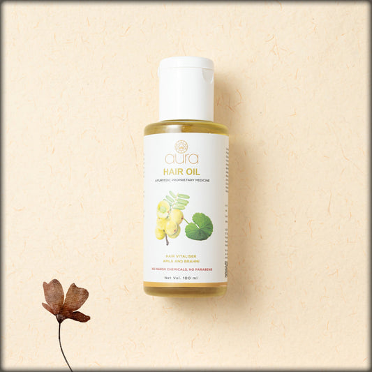 aura amla and brahmi hair oil