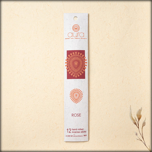 aura rose incense sticks