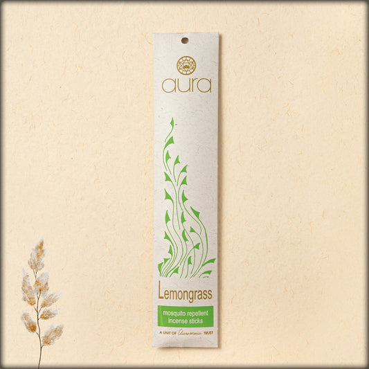 aura lemongrass incense sticks