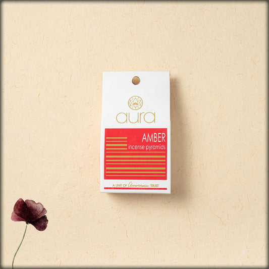 aura amber incense pyramids