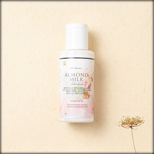 auro pharma almond milk body lotion