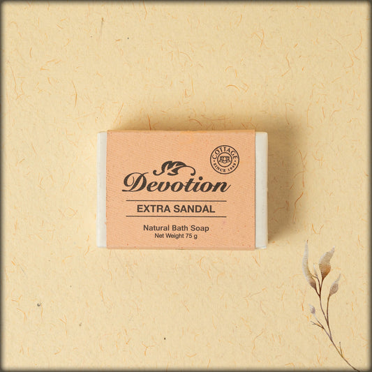 devotion extra sandal natural bath soap