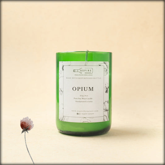nspire opium pure soy wax candle