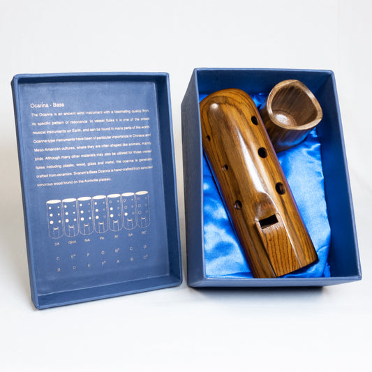 Handcrafted Bass Ocarina – Svaram Collection