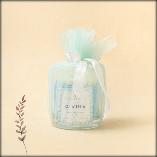 the divine grace divine pure soy wax candle
