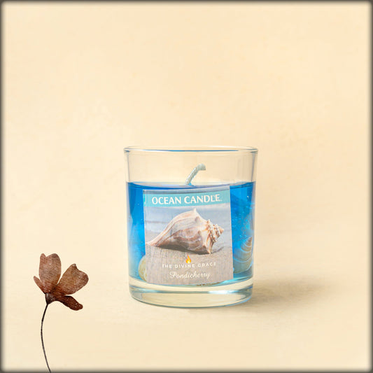 the divine grace ocean pure soy wax candle