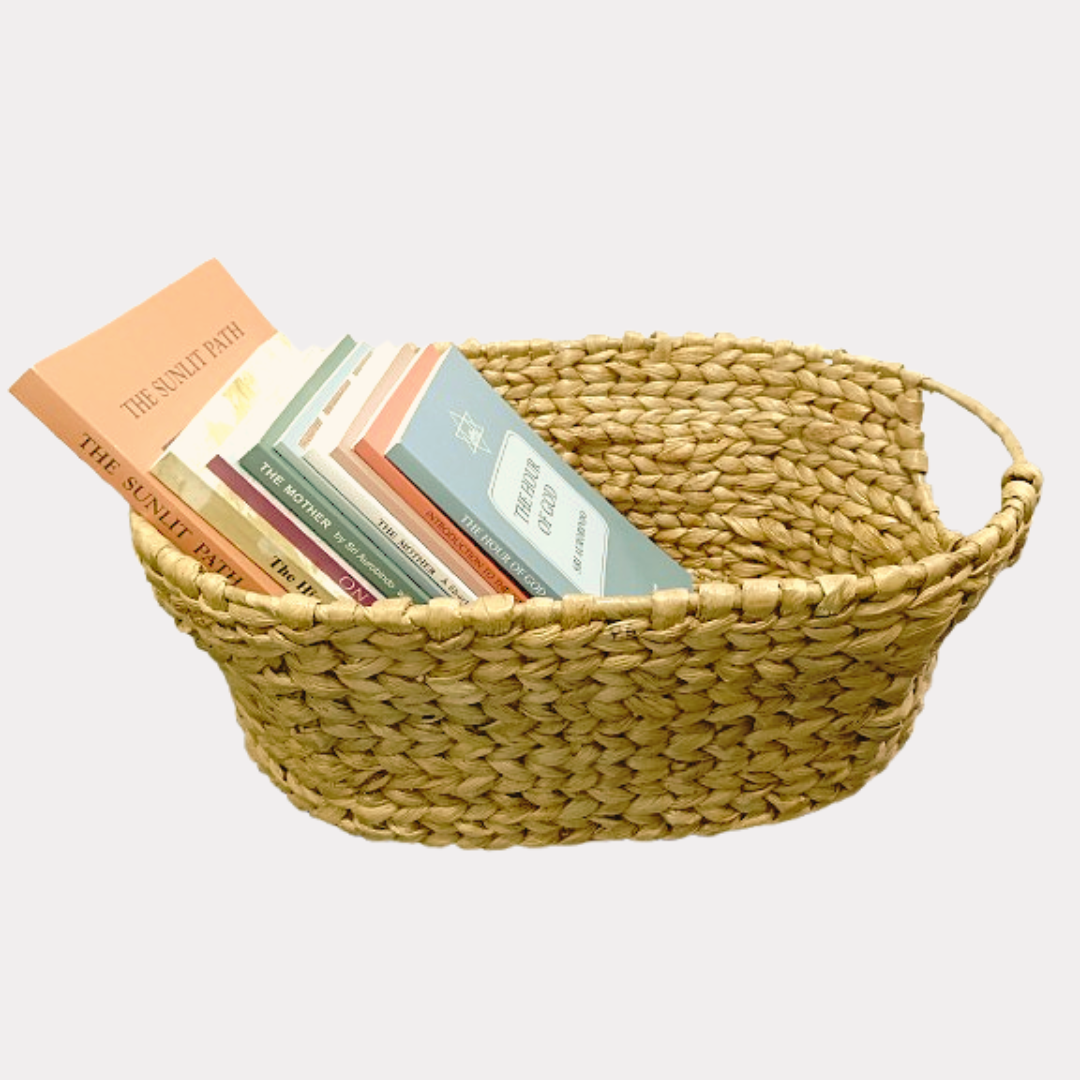 Handmade Water Hyacinth Basket