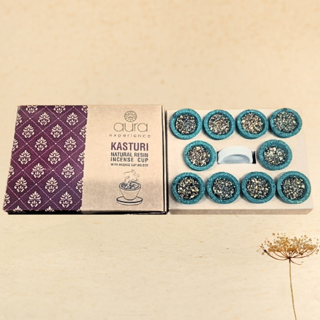 aura incense dhoop cups