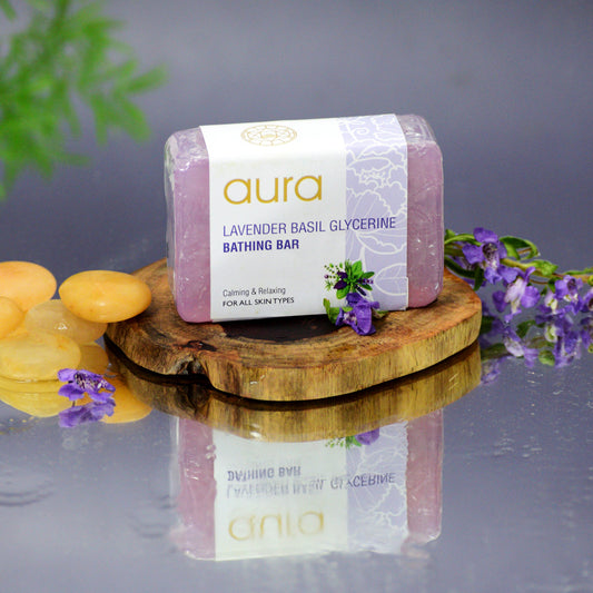 Lavender Basil Glycerine Bathing Bar