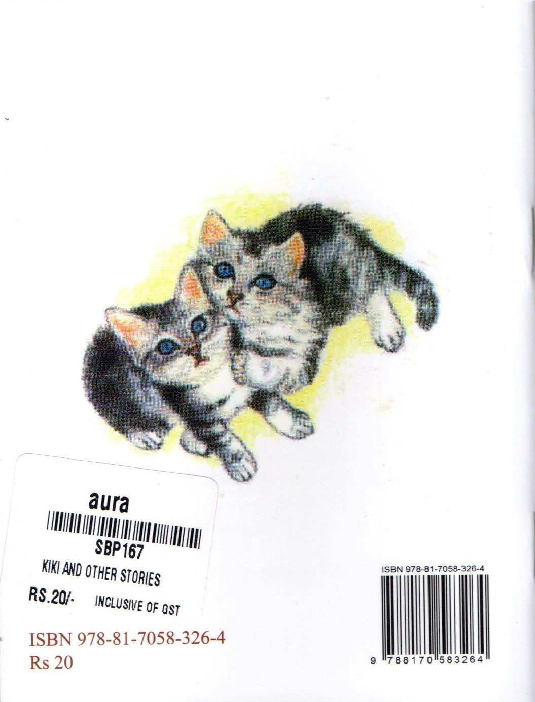 kiki and other stories - book back cover