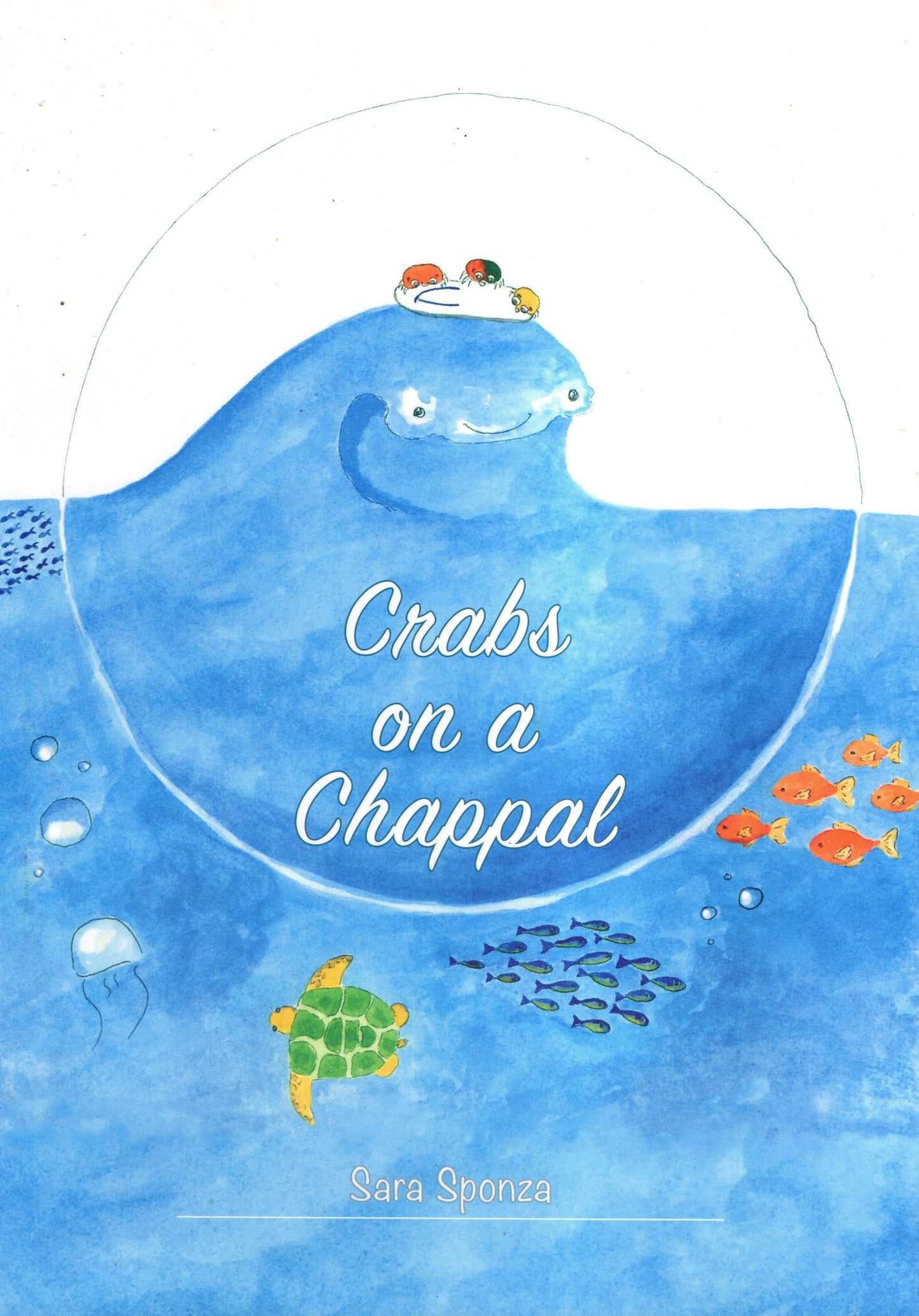 crabs on a chappal - front cover