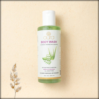 aura neem and aloevera body wash