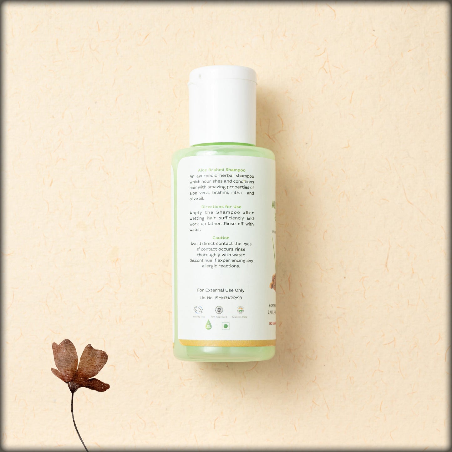 aura aloe brahmi (centella) shampoo