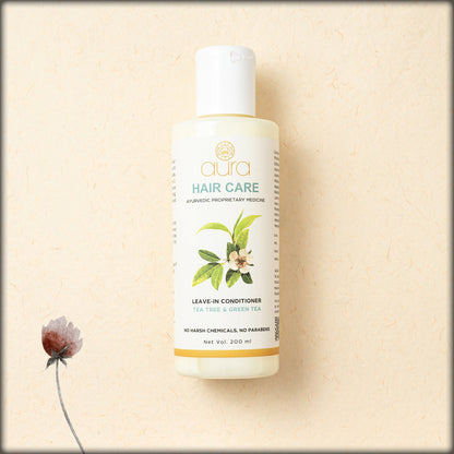 aura tea tree and green tea leave-in conditioner