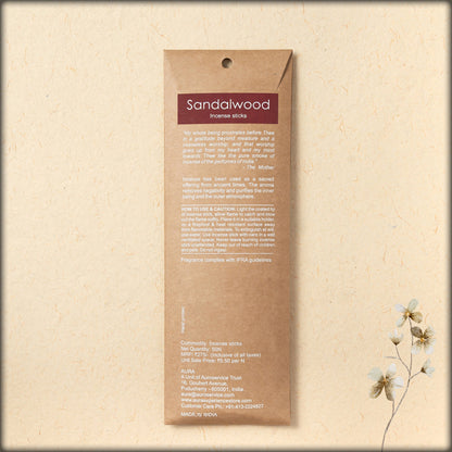 aura sandalwood incense sticks