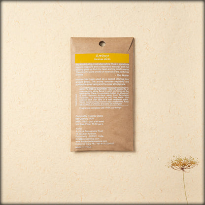 aura amber incense sticks