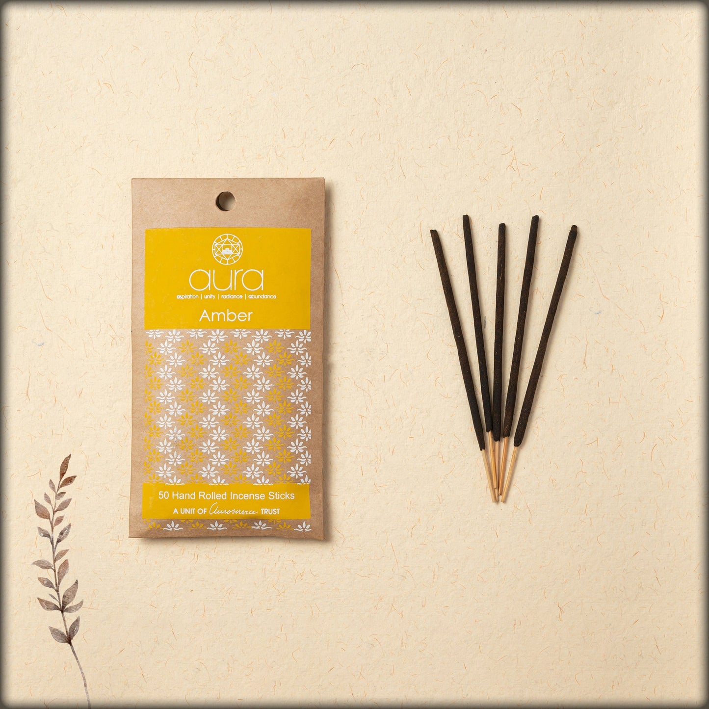 aura amber incense sticks