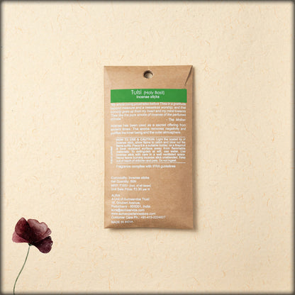 aura tulsi (holy basil) incense sticks
