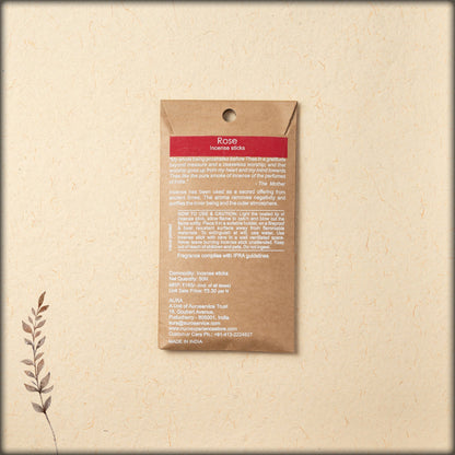 aura rose incense sticks