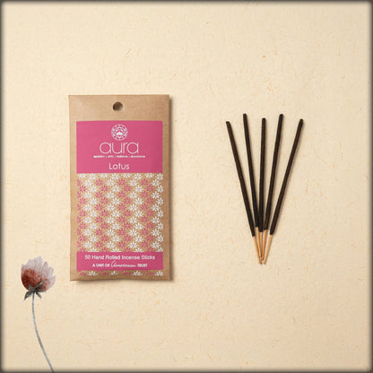 aura lotus incense sticks