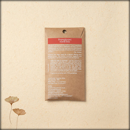aura frangipani incense sticks