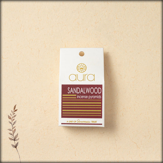 aura sandalwood incense pyramids