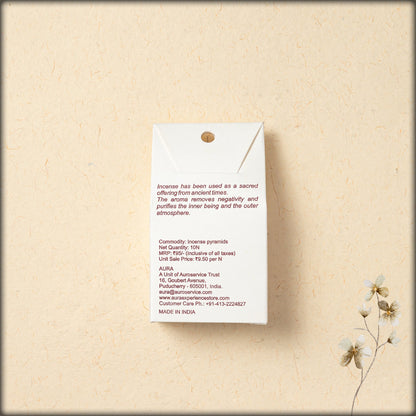 aura sandalwood incense pyramids