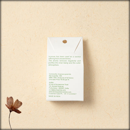 aura cedarwood incense pyramids