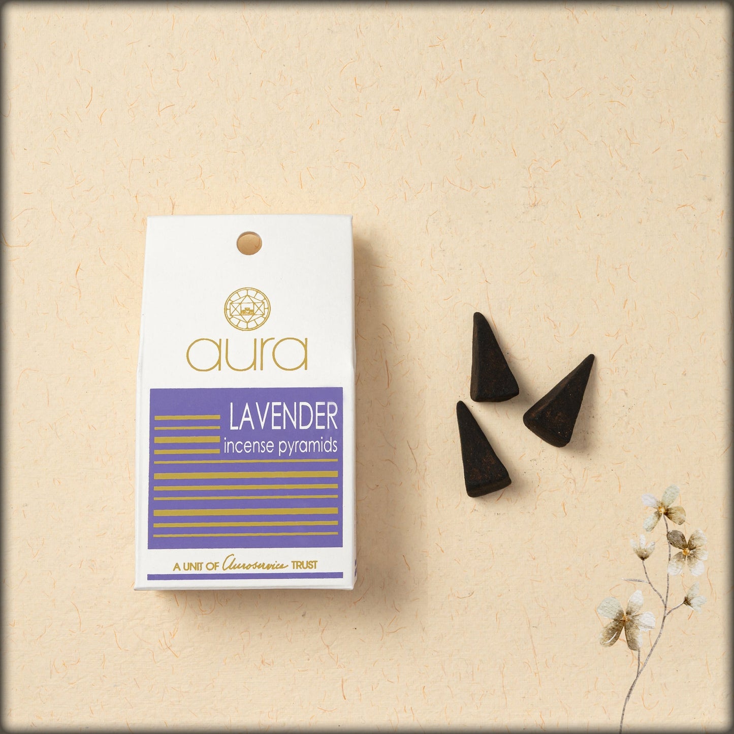 aura lavender incense pyramids
