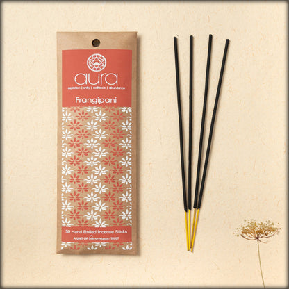 aura frangipani incense sticks