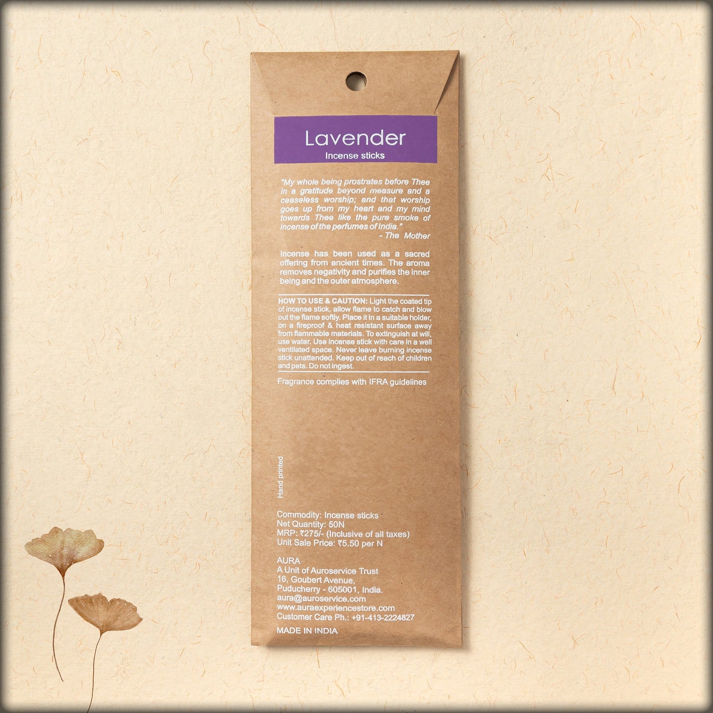 aura lavender incense sticks