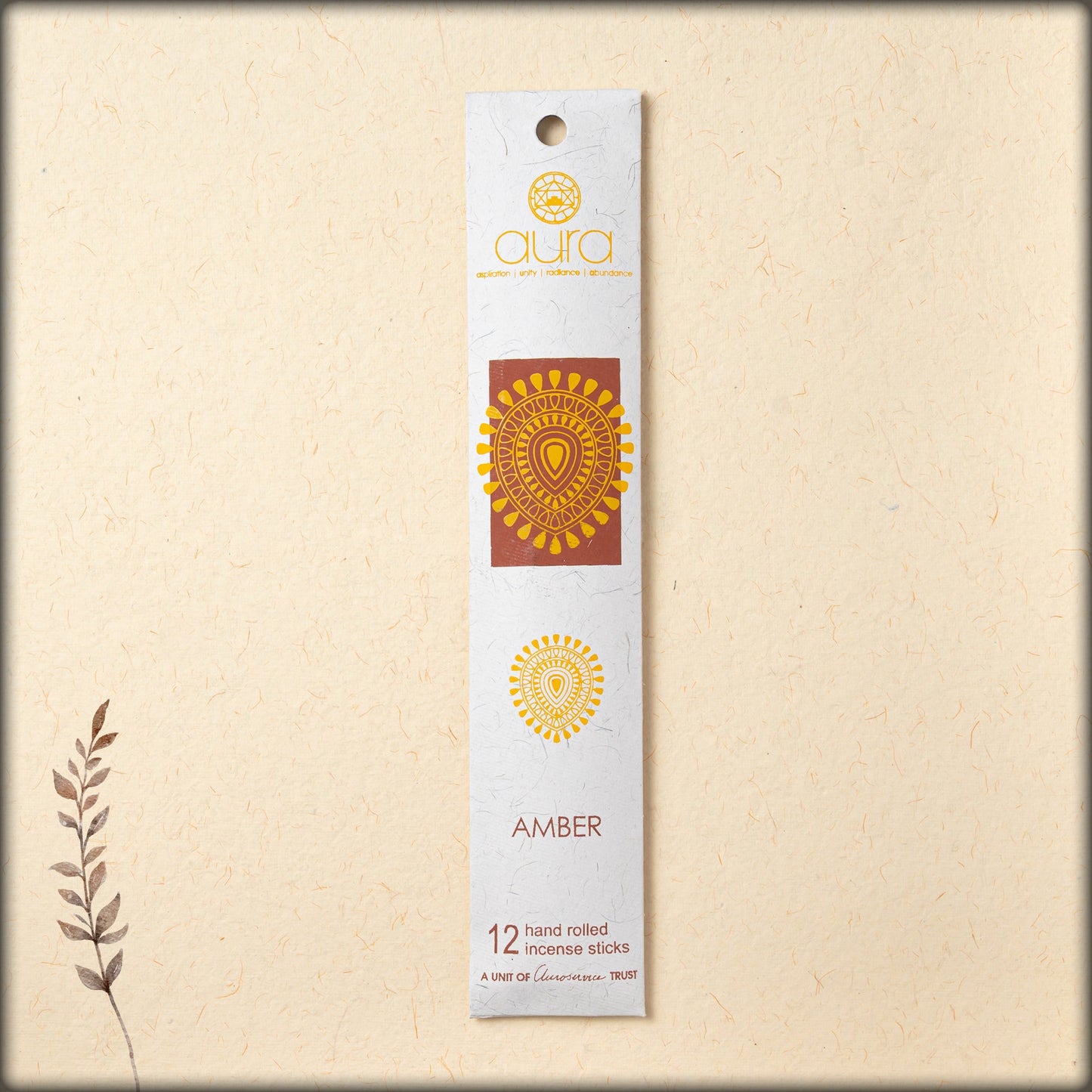 aura amber incense sticks