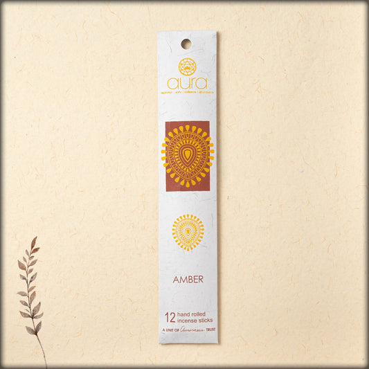 aura amber incense sticks