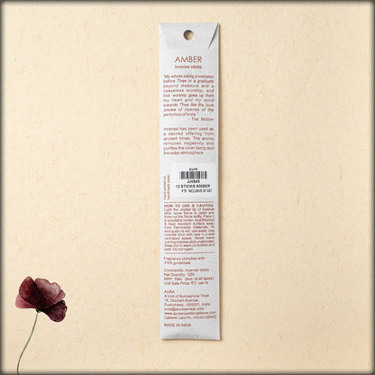 aura amber incense sticks