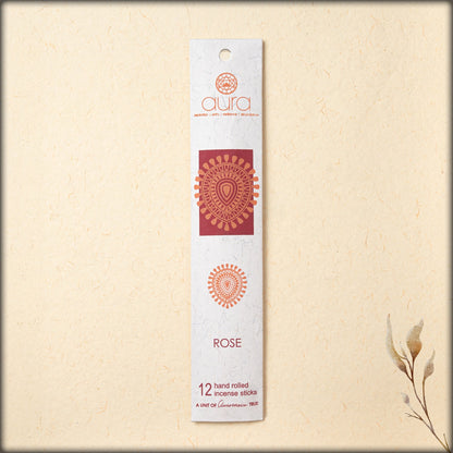 aura rose incense sticks