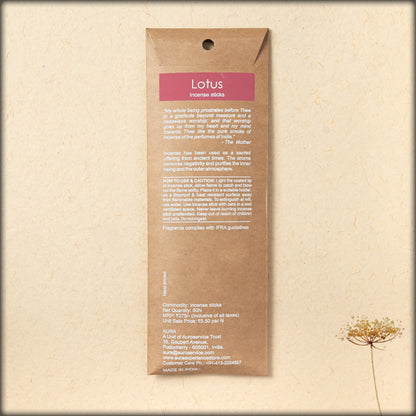 aura lotus incense sticks