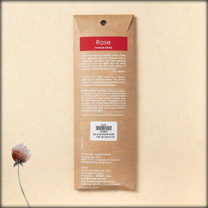 aura rose incense sticks
