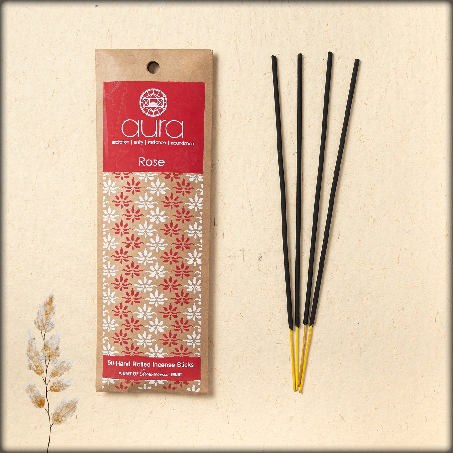 aura rose incense sticks