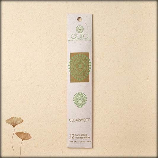 aura cedarwood incense sticks