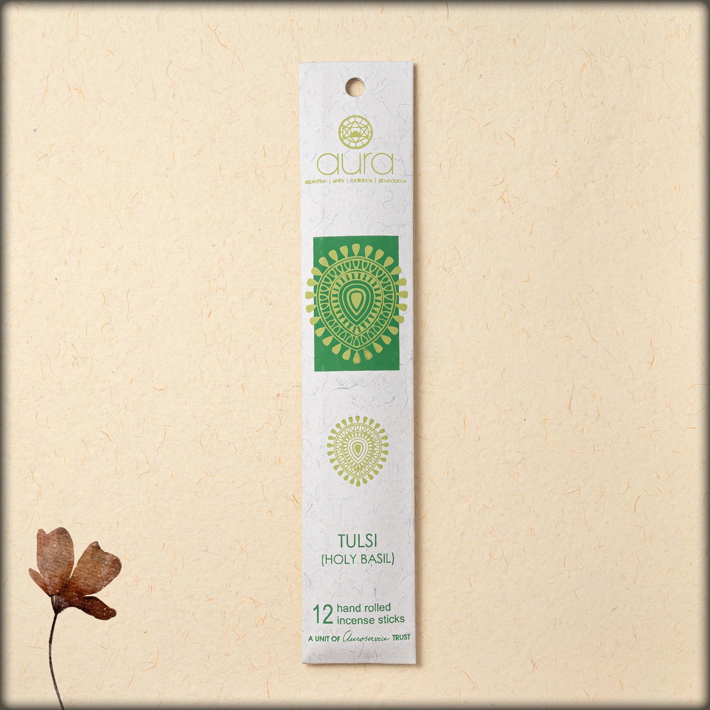 aura tulsi (holy basil) incense sticks