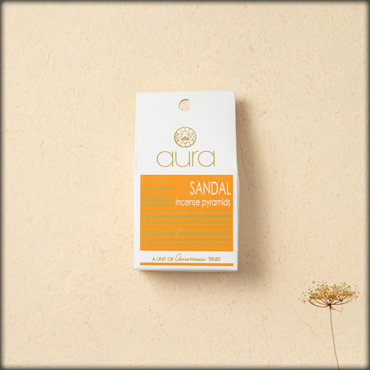 aura sandal incense pyramids