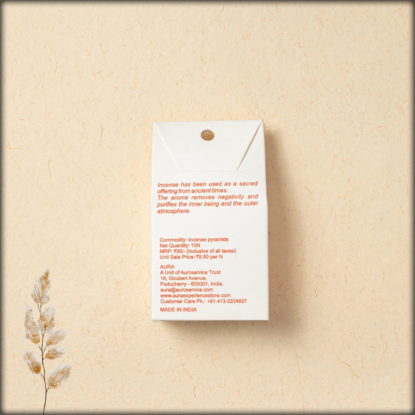 aura parijat incense pyramids