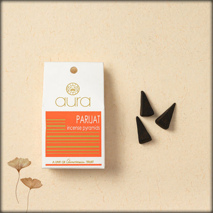 aura parijat incense pyramids
