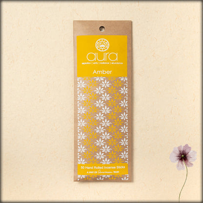aura amber incense sticks