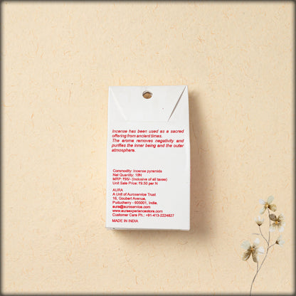 aura amber incense pyramids