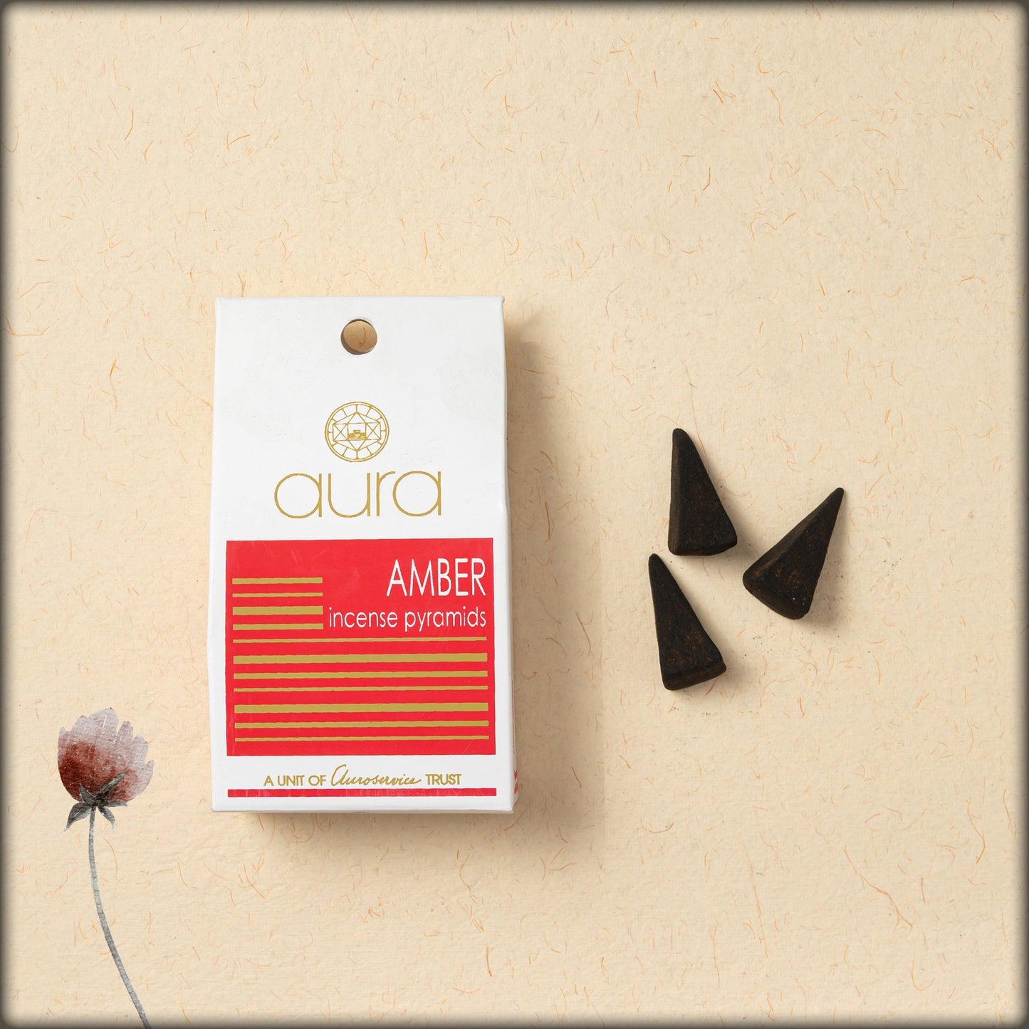 aura amber incense pyramids