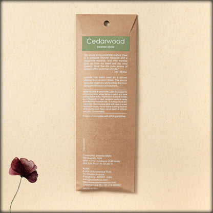 aura cedarwood incense sticks