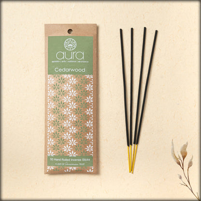 aura cedarwood incense sticks