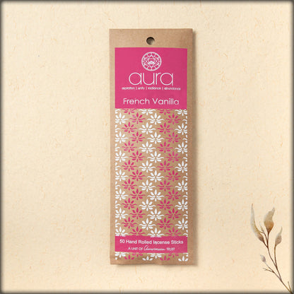 aura french vanilla incense sticks
