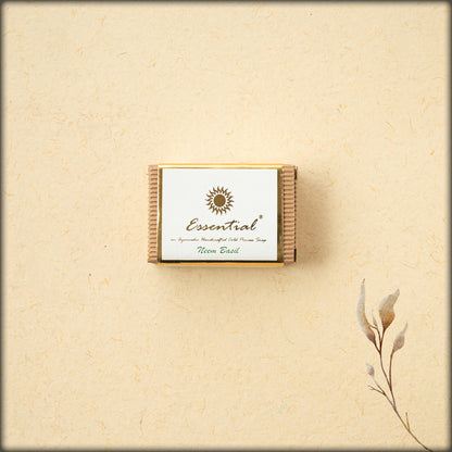 essential neem basil ayurvedic handcrafted cold process soap